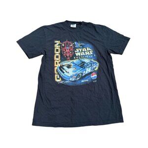 Star Wars Episode 1 Darth Maul Jeff Gordon NASCAR T Shirt Comfort Colors Medium